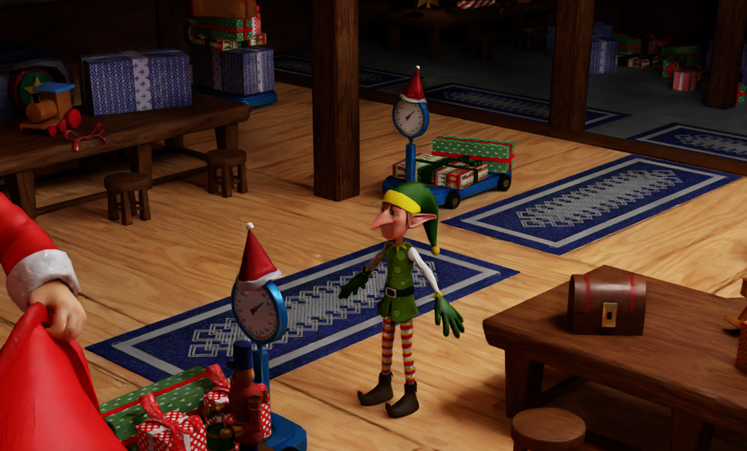 Das Projekt der Weihnachtsmannwerkstatt im NVIDIA Omniverse Blog