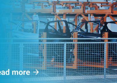 Austaktung der Montagelinie