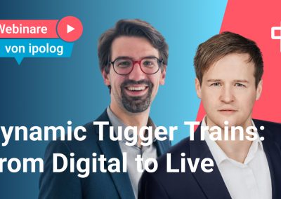 Dynamic Tugger Trains: From Digital Planning to Live Operation